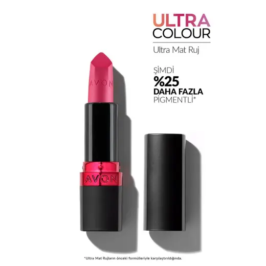 Avon Ultra Mat Ruj 24 Power Pink