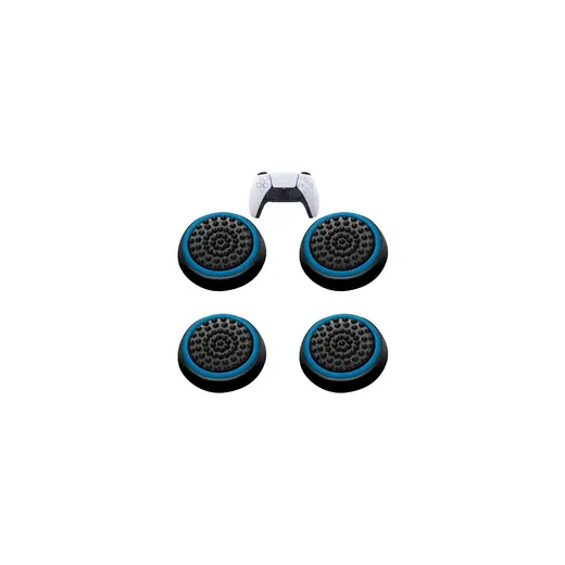 Feza Ps5 Dualsense 2 Mavi Çift Tırtıklı Analog Başlığı Gamepad Aksesuarı