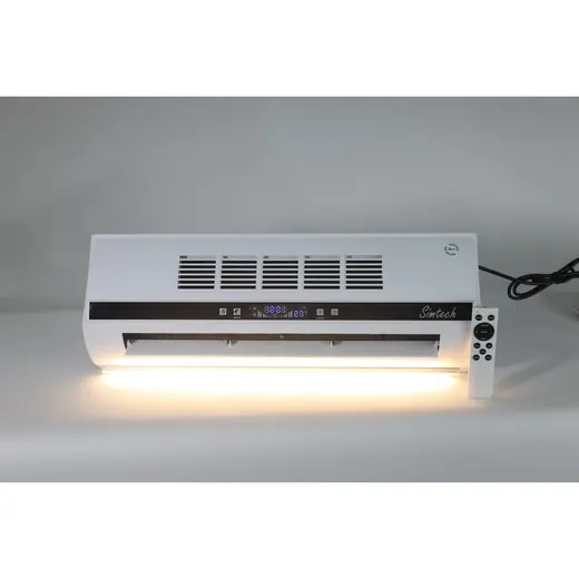Simtech KM-1717 Hc 2000 W Güçlü Duvar Tipi Vantilatör LED Işıklı Isıtıcı Uzaktan Kumanda Özelliği