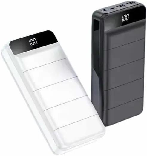 50.000 mAh 4 Portlu Dijital Göstergeli Hızlı Şarj Powerbank