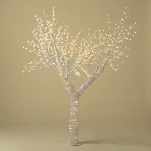 Giro Led Işıklı Yılbaşı Ağacı Transparan