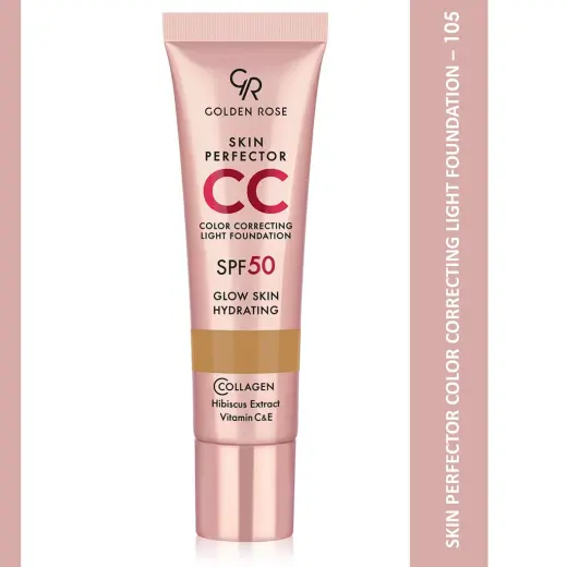 Golden Rose Skin Perfect CC SPF50 Fondöten 105 Caramel
