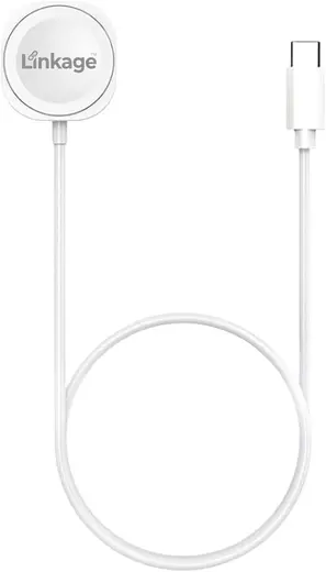 Linkage LWS9 Akıllı Saat Kablosuz Şarj Cihazı | 2.8W Manyetik Şarj Pedi, 1 Metre USB Type-C Kablo