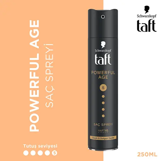 Taft Powerful Age Saç Spreyi 250 ml