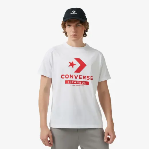 Converse Erkek Beyaz T-Shirt