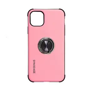 SyncCase iPhone 12 Pro Max Uyumlu Darbeye Dayanıklı Açık Pembe Telefon Kılıfı