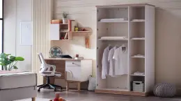 Boheems 3 Kapaklı Gardırop 5