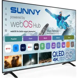 Sunny SN65QMN252 65" 165 Ekran Dahili Uydu Alıcılı 4K Ultra HD Smart QLED TV 3