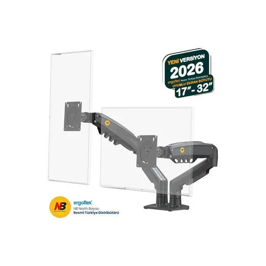 North Bayou NB F160 17-27'' Monitör Standı 2-9 Amortisörlü Monitör Standı Yeni Tasarım 2023 Versiyon