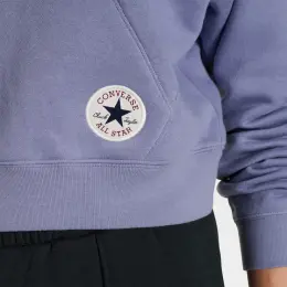 Converse Kadın Mor Crop Hoodie 8
