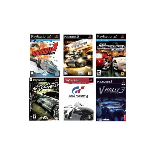 EA En Güzel 6 Araba Yarışı Playstation 2