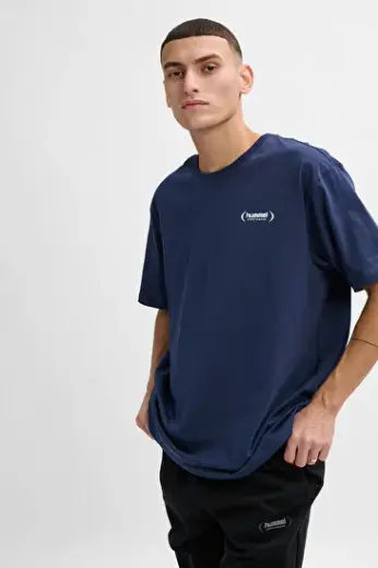 FELIX LOOSE TEE KISA KOLLU TİŞÖRT Lacivert Erkek Tişört