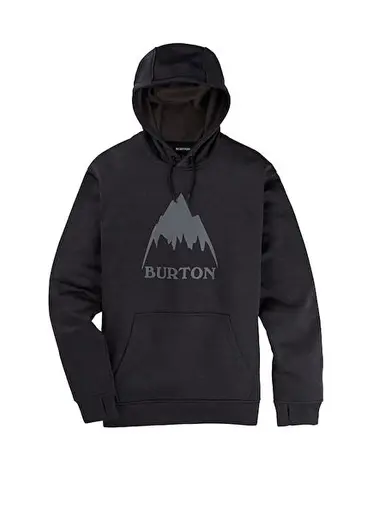M Oak Pullover Siyah Kapüşonlu Erkek Sweatshirt