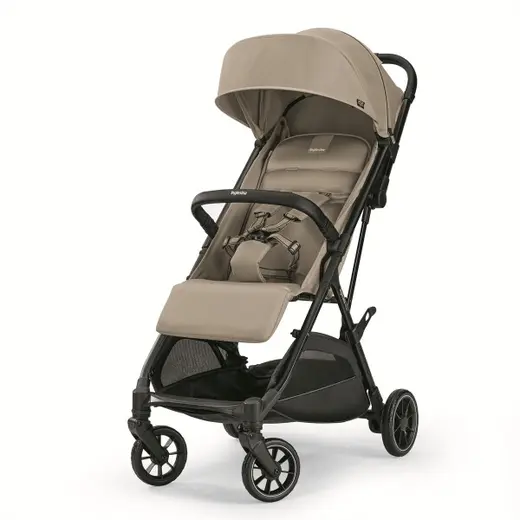 Inglesina Now Kendiliğinden Katlanan Tek Hamlede Açılan Kabin Boy Bebek Arabası - Shot Beige