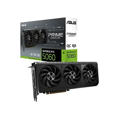 ASUS PRIME RTX5060 O8G 8 GB OC 128Bit GDDR7 Ekran Kartı