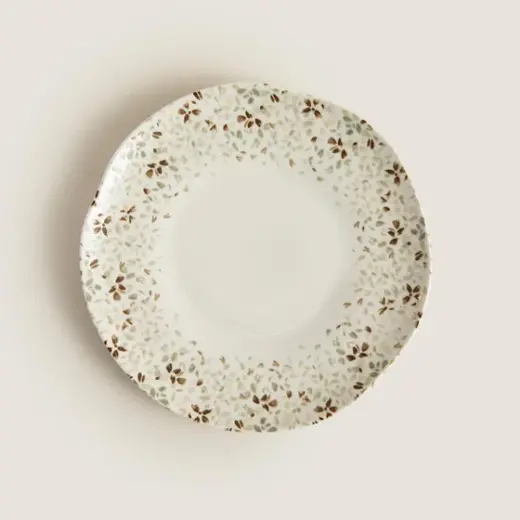 Carciafo Flower Servis Tabağı 28cm Yeşil