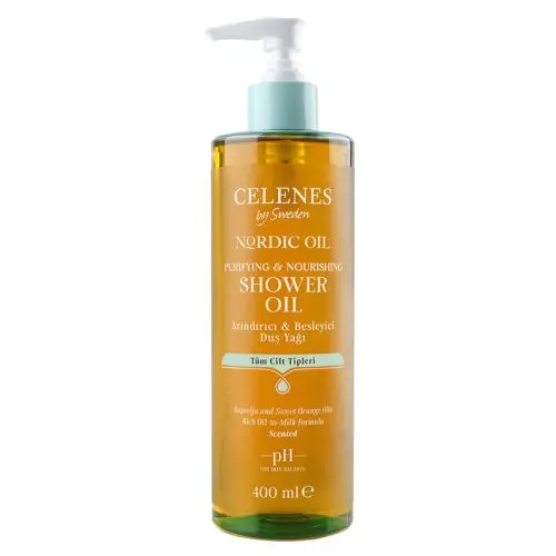 Celenes By Sweden Nordic Oil Besleyici Duş Yağı 400 ml