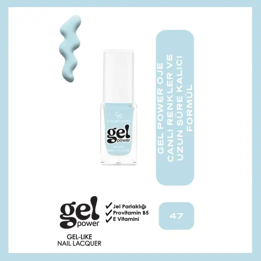 Golden Rose Power Gel Like Nail Oje No: 47