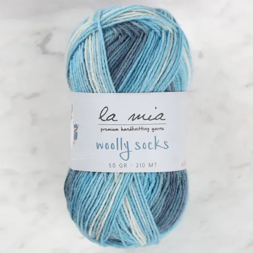La Mia Woolly Socks Ebruli Çorap İpi - L06