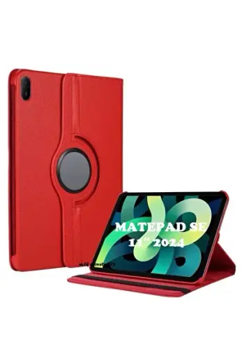 Huawei Matepad Se 11" Inç 2024 Uyumlu Tablet Kılıf 360 Derece Tam Koruma Standlı Kapaklı Dönen Zırh