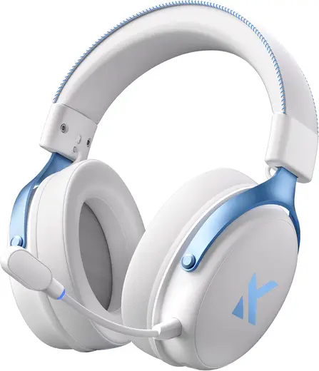 MCHOSE V9 Pro Sky White 7.1 Surround Kablosuz Gaming Kulaklık (HW-V9-3)