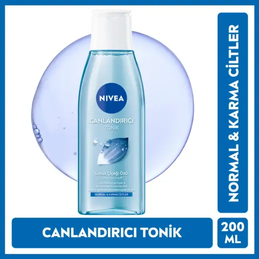 Nivea Canlandırıcı Tonik 200 ml (Normal ve Karma Ciltler İçin)