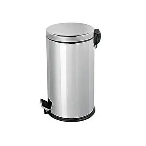Omnisoft Plx3700-312 Krom Pedallı Paslanmaz Çöp Kovası 12 Lt