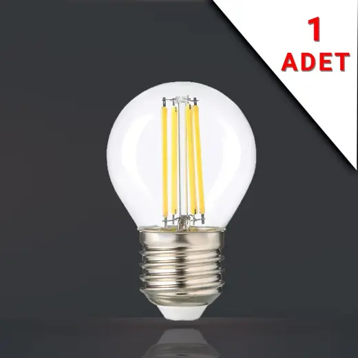 Apliqa Led Fi̇lamanli E27 Rusti̇k Ampul 6 Watt 3000k Gün Işiği G45