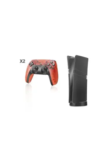 Ultra Retro Oyun Konsolu Hdmı Çift Gamepad Seti 128 Gb Hafıza Kartlı 2.4G Kablosuz Siyah GS5