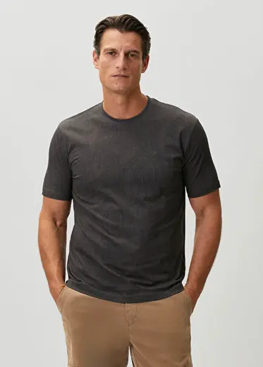 Siyah Desenli T-shirt