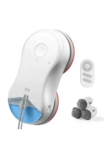 S55 Pro pencere temizleme robotu, 3D vurgulu pedler, 6500Pa emiş gücü, HydroJet pompa spreyi, SLAM 4.0 navigasyon, 80ml su deposu, çok seviyeli güvenlik sistemi