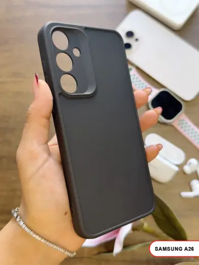Samsung Galaxy A26 Uyumlu Kamera Korumalı Darbeye Dayanıklı Renk Atmayan Keep Silikon Kılıf Siyah
