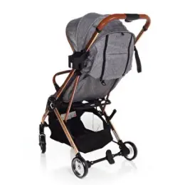 Coupe Bebek Arabası Tek Elle Katlanır 0-15 Kg Gri 4