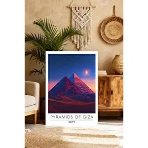 Mgi Design Lüks Vintage Seyahat Posteri Vintage Etkili Kanvas Tablo Mutfak Dekoru 80x120 cm