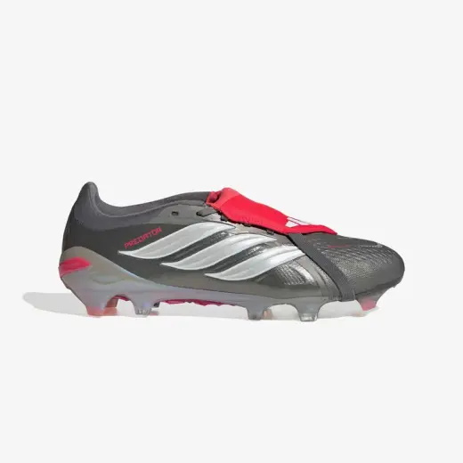 adidas Predator Pro FoldOver Tongue Erkek Gri Çim Saha Kramponu