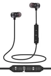 Bluetooth Bağlantılı Kablolu Mıknatıslı Sport Kulaklık 4