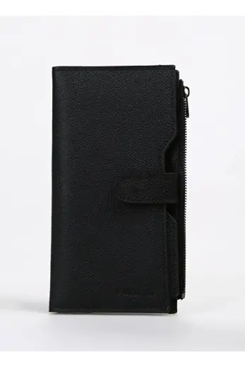 10x19x2 cm Siyah Kadın Cüzdan Frk 501 Flt Deri Siyah