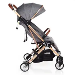 Coupe Bebek Arabası Tek Elle Katlanır 0-15 Kg Gri 2