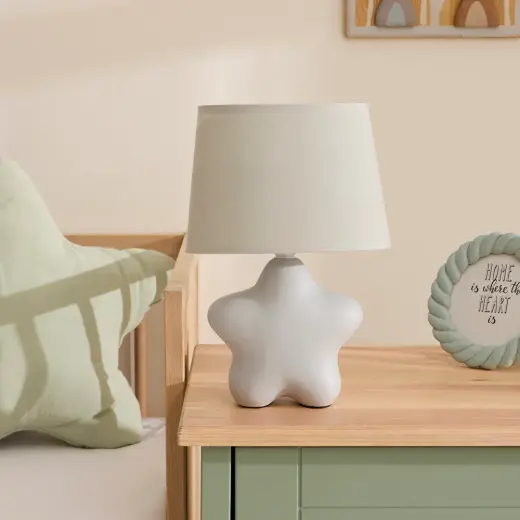 Karaca Home Little Star Abajur Gri