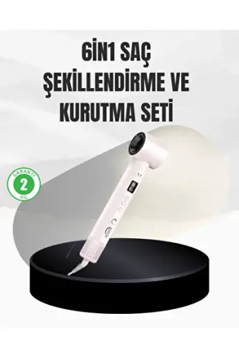 Hızlı Kurutma ve Bukle Şekillendirme Seti – Çok Fonksiyonlu Saç Aleti