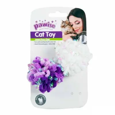 Pawise Peluş Renkli Top Kedi Oyuncağı