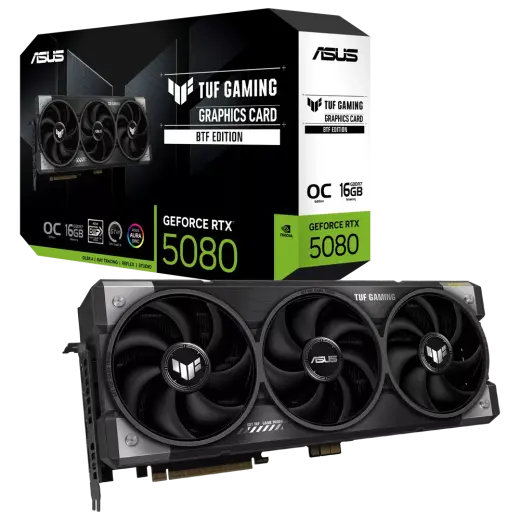 ASUS TUF Gaming GeForce RTX 5080 16GB GDDR7 BTF OC Edition 256 Bit Ekran Kart
