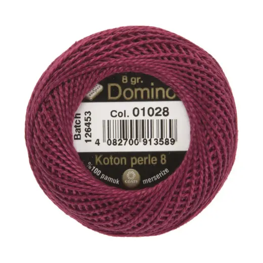 Domino Koton Perle 8gr Mor No:8 Nakış İpliği - 01028
