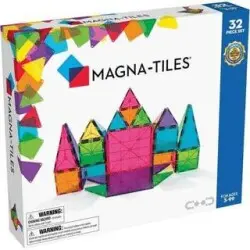 Clear Color Set Manyetik Bloklar - 32 Parça