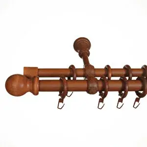 Ahşap Rustik İkili 2 Metre Ceviz