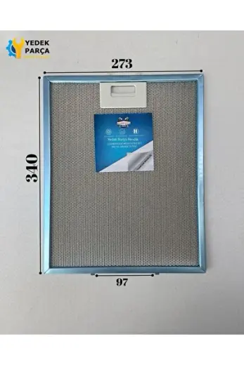 Teka: DH260 | 273x340 mm | Aspiratör & Davlumbaz Tel Yağ Filtresi | Model: 81484013 | 27,3x34 cm