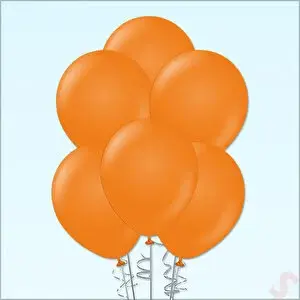 SüSLe Bebek ve Parti Turuncu Pastel Balon, 30cm X 10 Adet