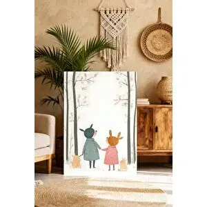 Mgi Design Şık Bebek Odası Tablosu Modern Tarzda Kanvas Tablo Lüks Duvar Sanatı | Modern Duvar Dekoru | Salon, Yatak Odası Ve Ofis İçin | Sanatsal Ev Dekorasyonu 35x50 cm