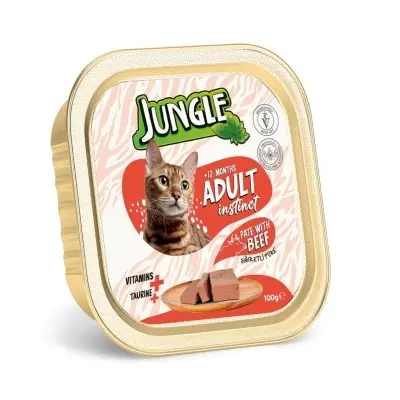 Jungle Dana Etli Ezme Yetişkin Kedi Konservesi 100gr