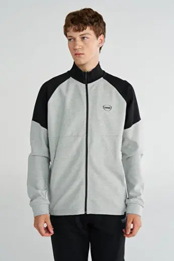 INTER FERMUARLI SWEATSHIRT Gri Erkek Fermuarlı Sweatshirt